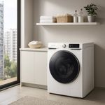 Lavadora de Carga Frontal 22 Kg con Control IA