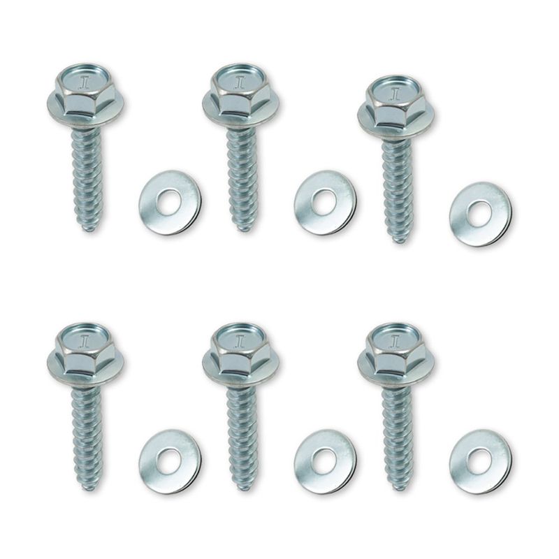 Tornillo Polser con Arandela para Fijación de 3/8 x 2 1/2 Plg en Set de 10 Uds