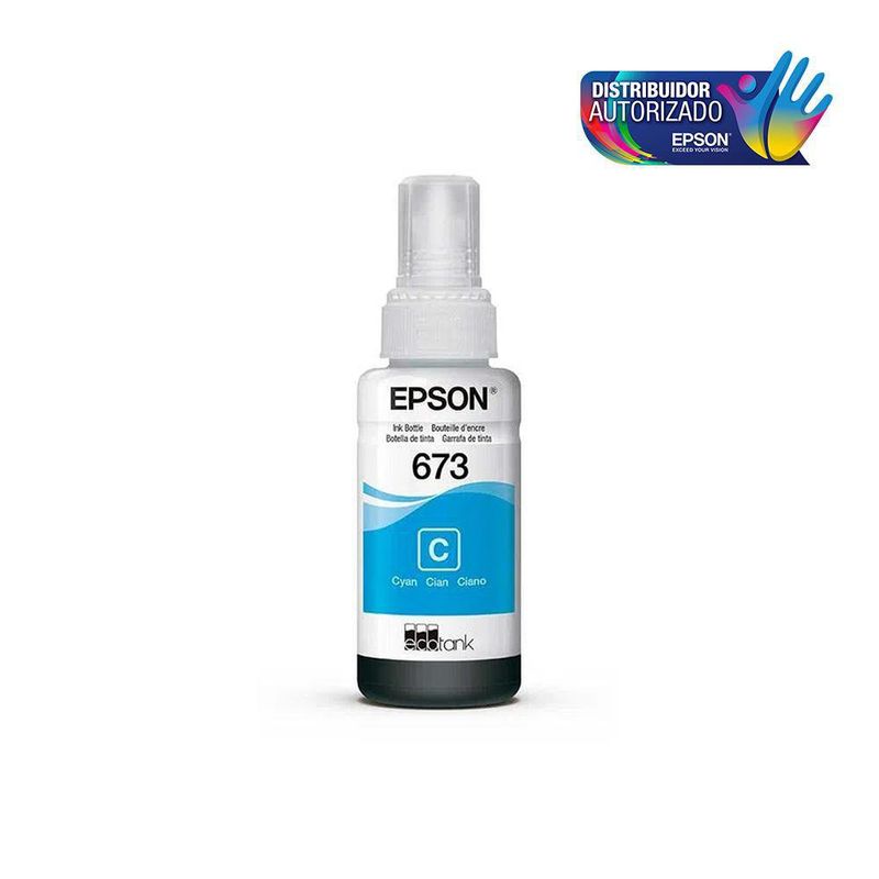 Botella De Tinta Color Cyan 70 Ml 673 - Epson