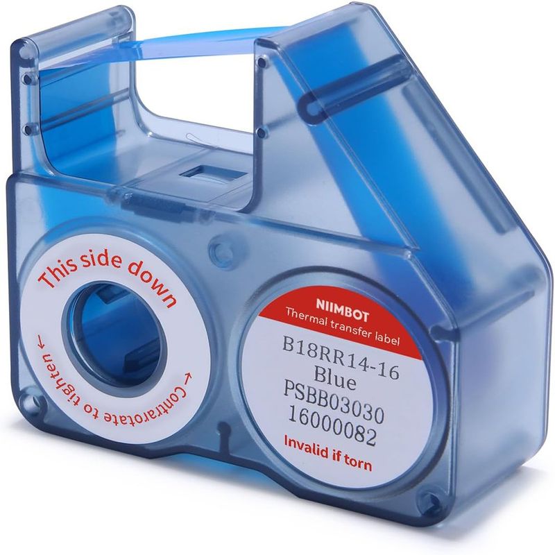 Cinta Etiqueta Azul 14 Mm × 16 M