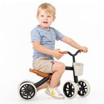 Triciclo Quadie Café con Canasta