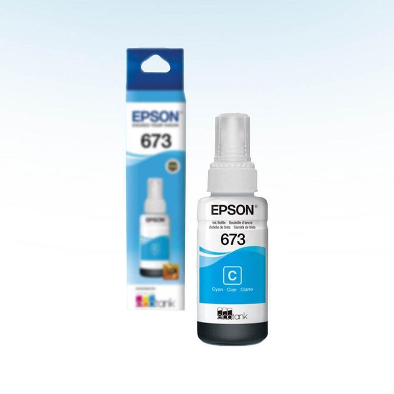 Botella De Tinta Color Cyan 70 Ml 673 - Epson