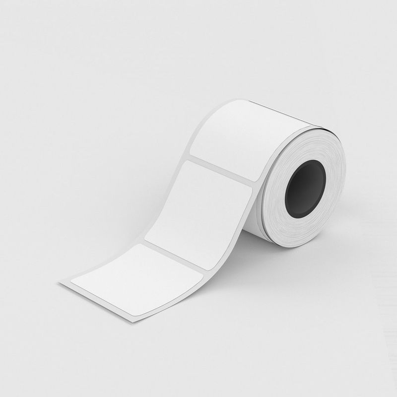 Etiquetas Térmicas 385 Uds Blanco 80 × 80 Mm