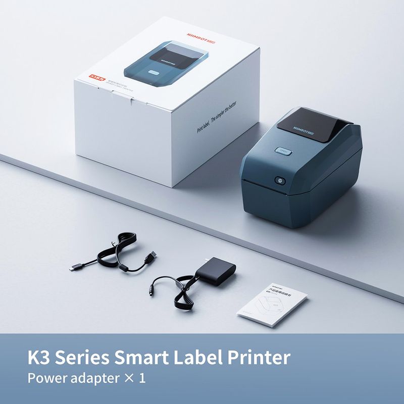 Impresora Portátil de Etiquetas Térmica Niimbot K3 Azul