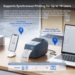 Impresora Portátil de Etiquetas Térmica Niimbot K3 Azul