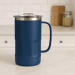 Tarro de Acero Inoxidable Azul 28 Oz