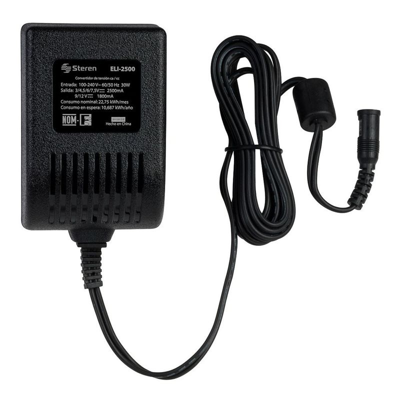 Eliminador Regulable Modelo ELI-2500 3 a 12 Vcc 2,5 A