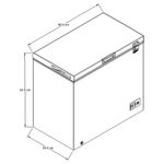 Congelador Horizontal Blanco De 7 Pie³ - Whirlpool