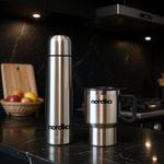 Set de Termo y Taza de Acero Inoxidable