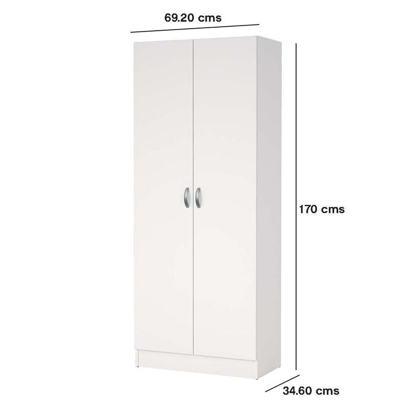 Armario Blanco de 2 Puertas