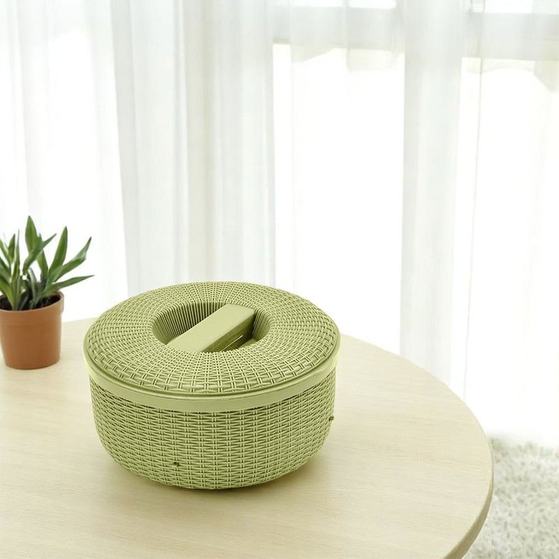 Tortillera con Tapa Oliva Trigo