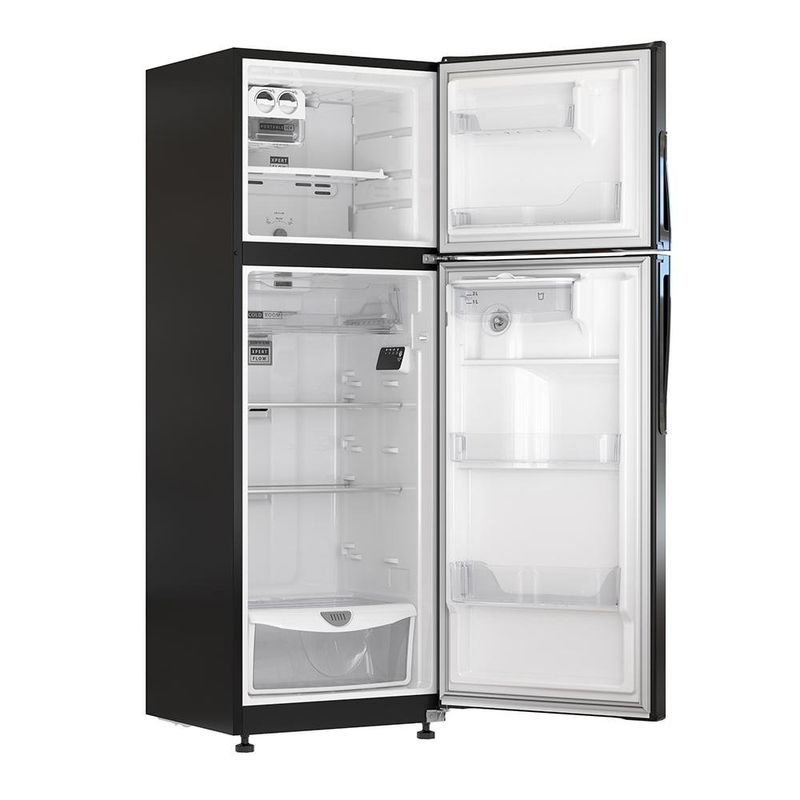 Refrigerador Top Mount Negro Mate 11 Pies