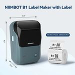 Impresora Portátil de Etiquetas Térmica Niimbot B1 Azul