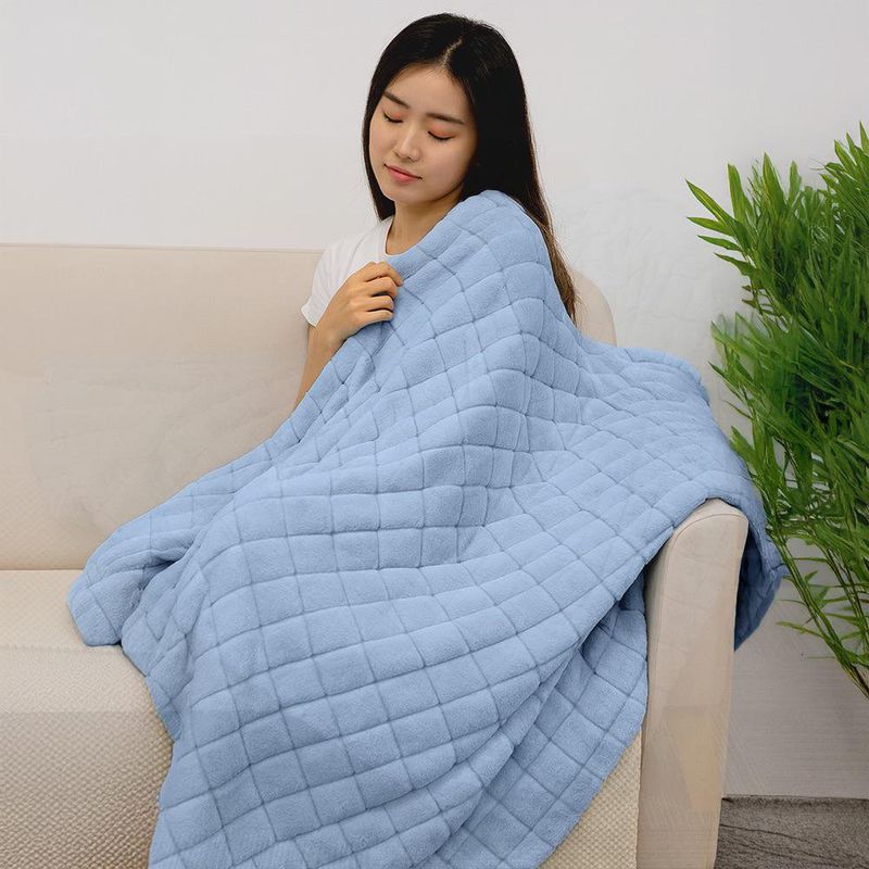 Throw Celeste de 130 x 160 Cm