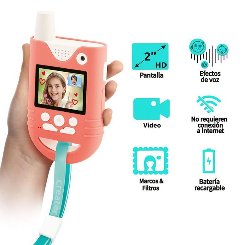 Par de Walkie Talkies con Video 10x5x3 Cm