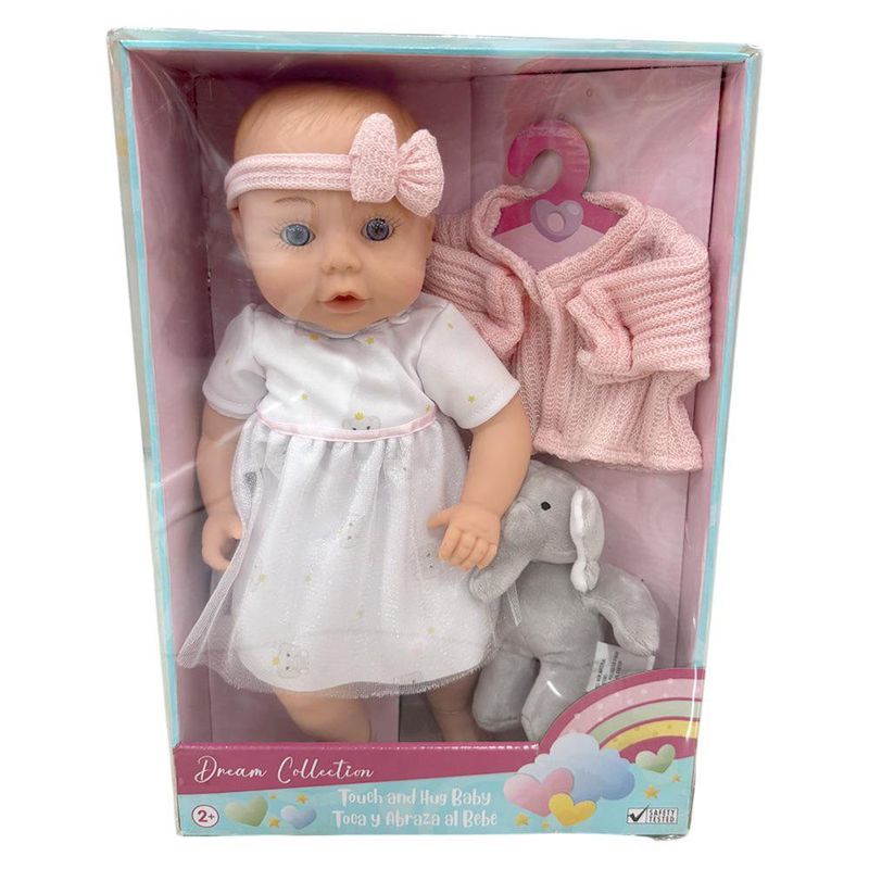 Muñeca Bebé con Cambio de Ropa 14 Plg