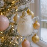 Esfera Decorativa para Árbol Diseño Ángel