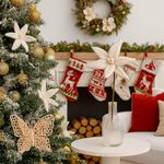 Pascua de Fieltro Blanca Estilo Natural