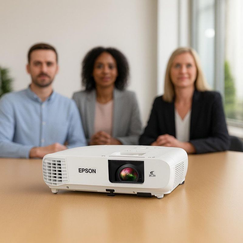 Proyector PowPowerLite E20 Tecnología 3LCD de 3400 Lm