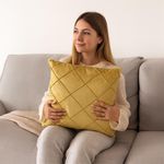 Cojín Relleno Decorativo Verde Olivo 45 x 45 Cm