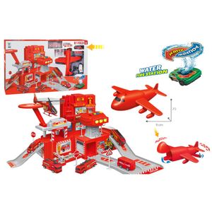 Set de Parqueo Musical Bomberos Rojo