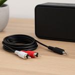 Cable Estéreo Plug de 3.5 Mm a 2 Rca Macho de 2 M