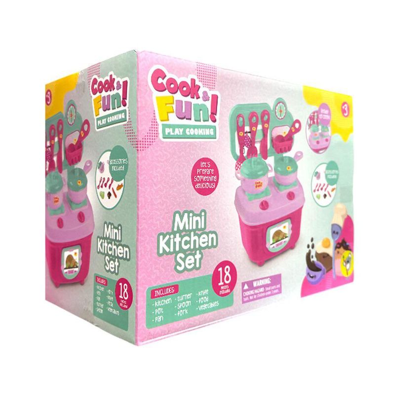 Set de Mini Juego de Cocina Cook & Fun 18 Pzas