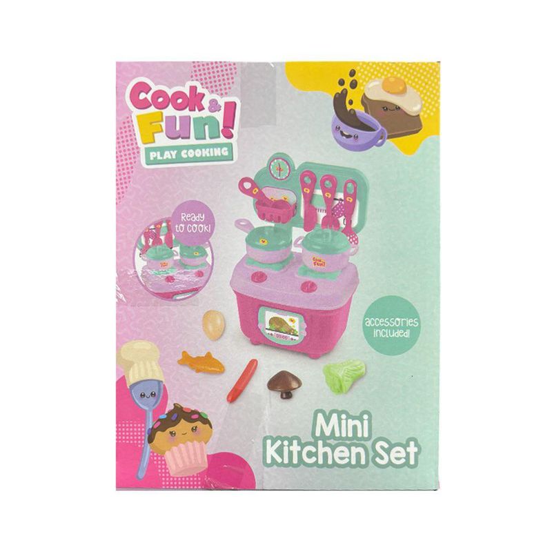 Set de Mini Juego de Cocina Cook & Fun 18 Pzas