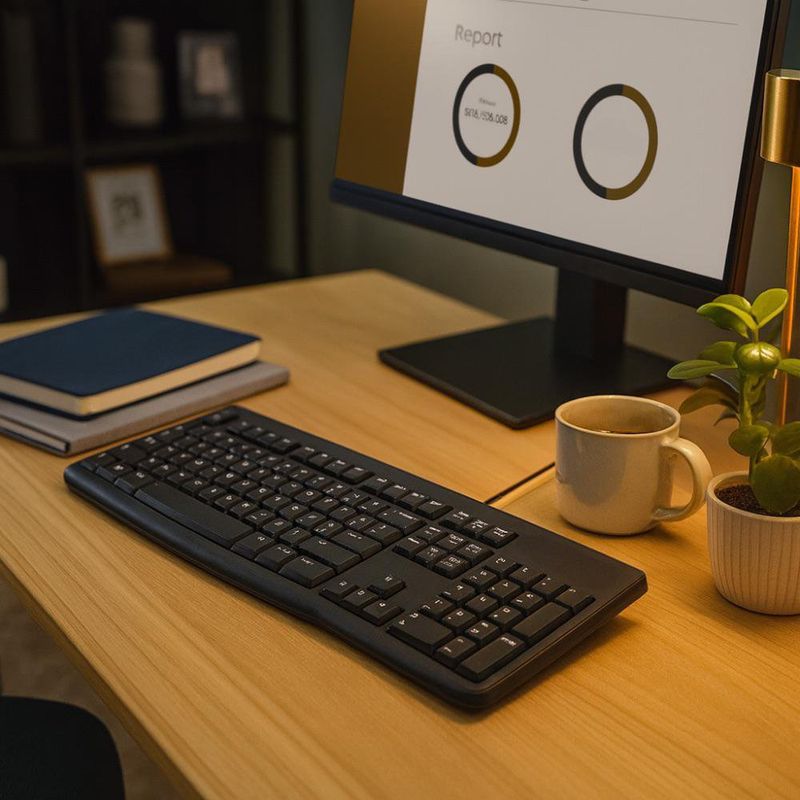 Teclado Usb K120 Logitech Negro