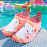 Zapatos Acuáticos con Diseño de Unicornio Talla 26/27