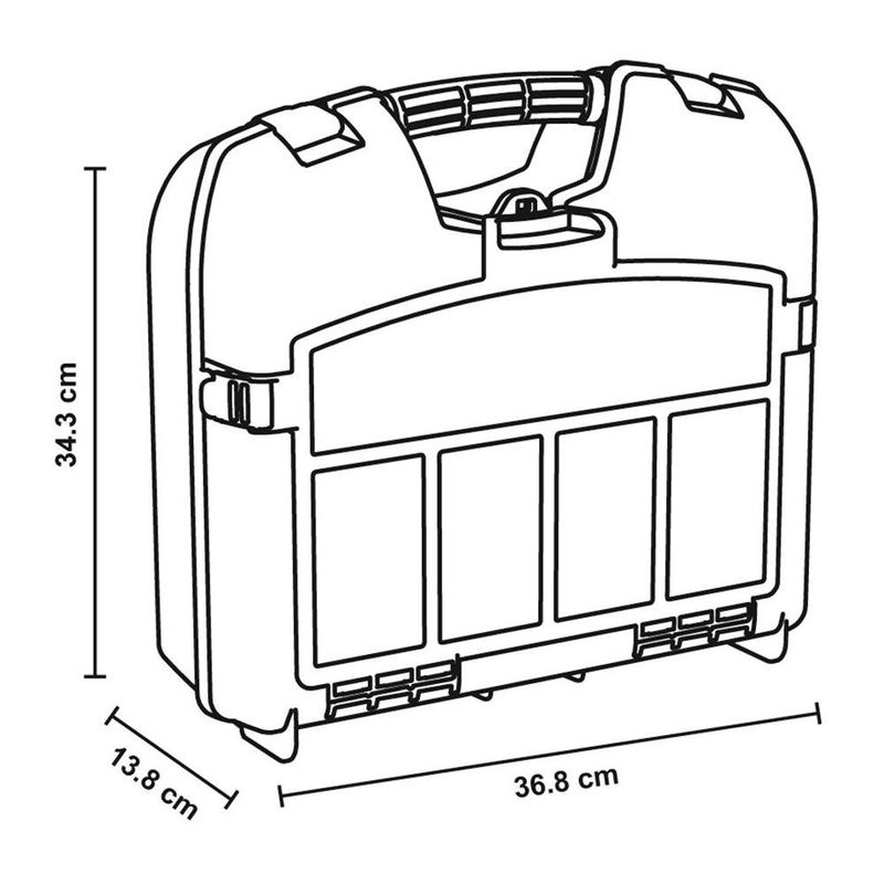 Caja para Accesorios Rosada de Plástico