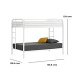 Litera Oasis de Metal Color Blanco