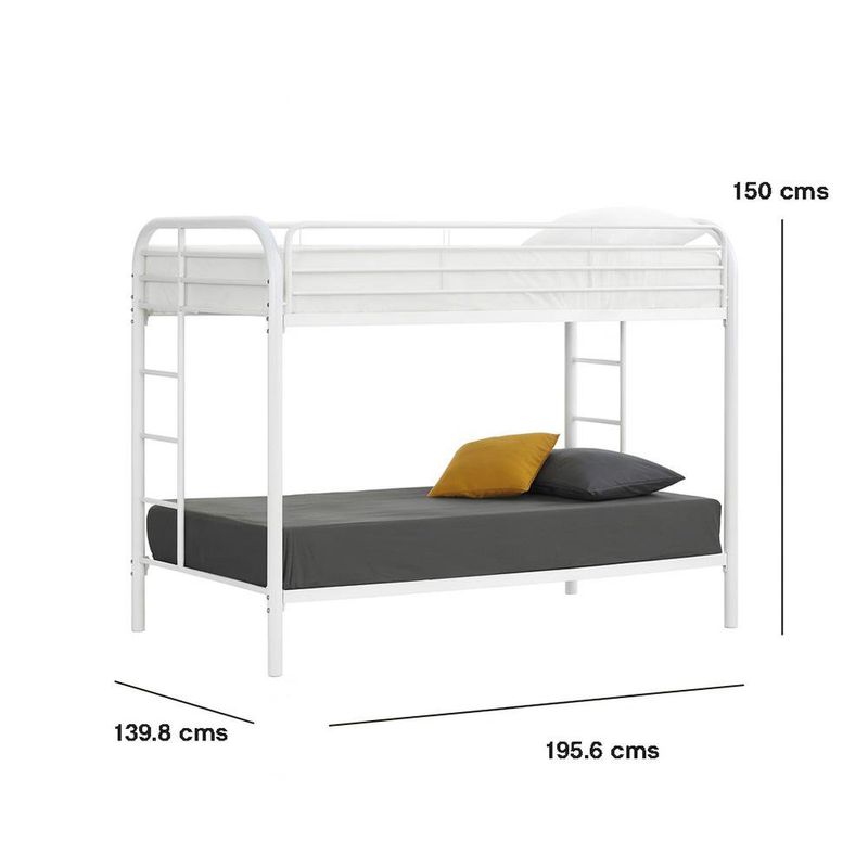 Litera Oasis de Metal Color Blanco