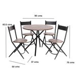 Desayunador Redondo Café para 4 Personas