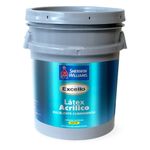 Pintura Excello Látex Mate Gris Acero 5 Gal
