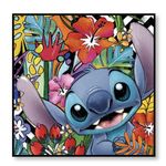 Cuadro Decorativo de Stitch Estilo Pop 50 x 50 Cm