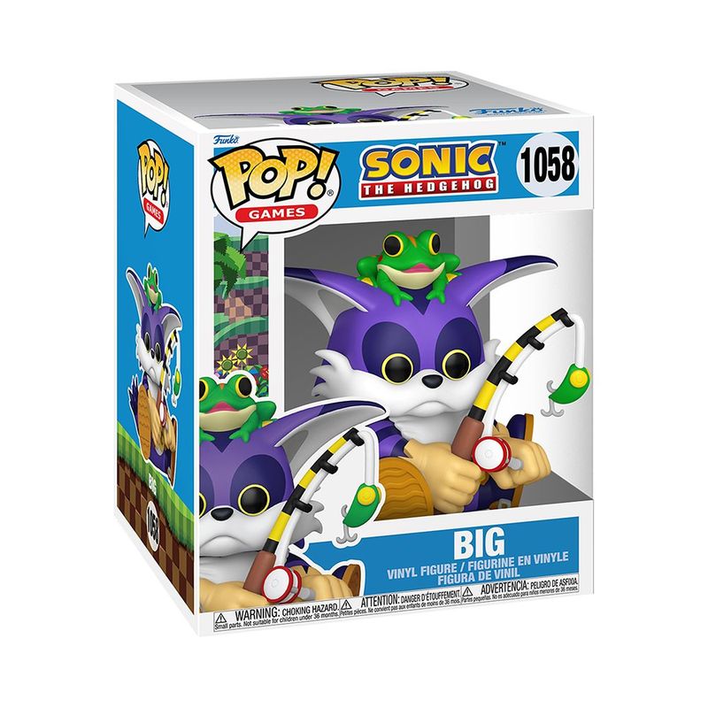 Figura Vinyl Pop Sonic Big con Froggy