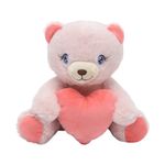 Peluche Oso Rosa con Corazón para San Valentín