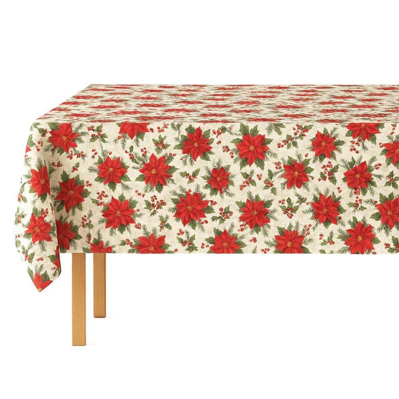 Mantel Rectangular Navideño Pascuas 132 x 178 Cm