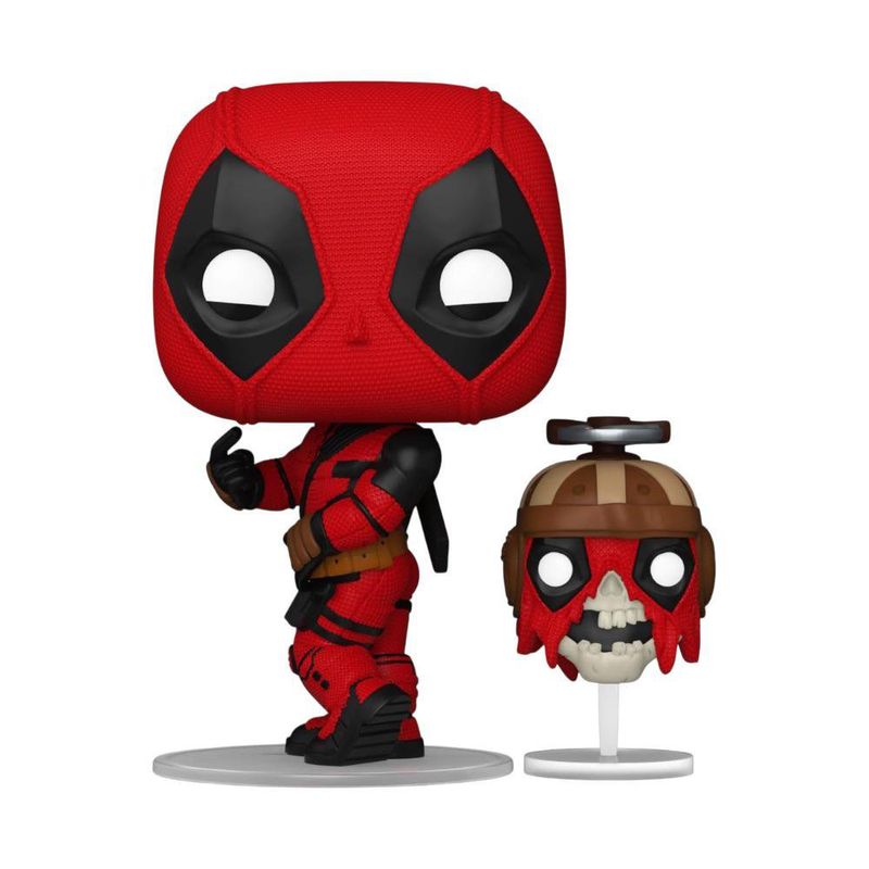 Figura Vinyl Pop Marvel Deadpool with Headpool