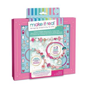 Set Pulseras Halo Charms Think Pink