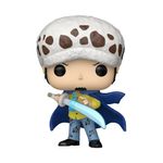 Figura Vinyl Pop Animation One Piece Trafalgar Law con Espada Azul