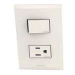 Interruptor + Toma Marfil - Bticino
