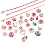Set De Creación De Pulseras De Encanto Rosa Princesa 27 Pzas - Make It Real