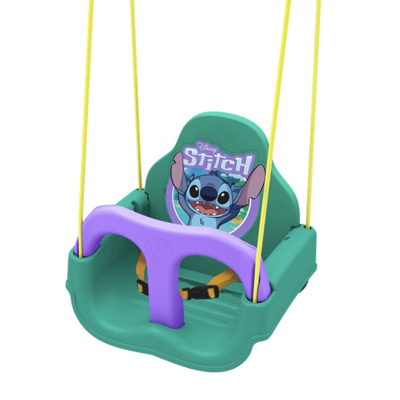 Columpio Infantil Stitch de Plástico con Arnés