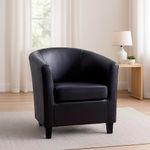 Sillón Café 74 x 71 x 77 Cm