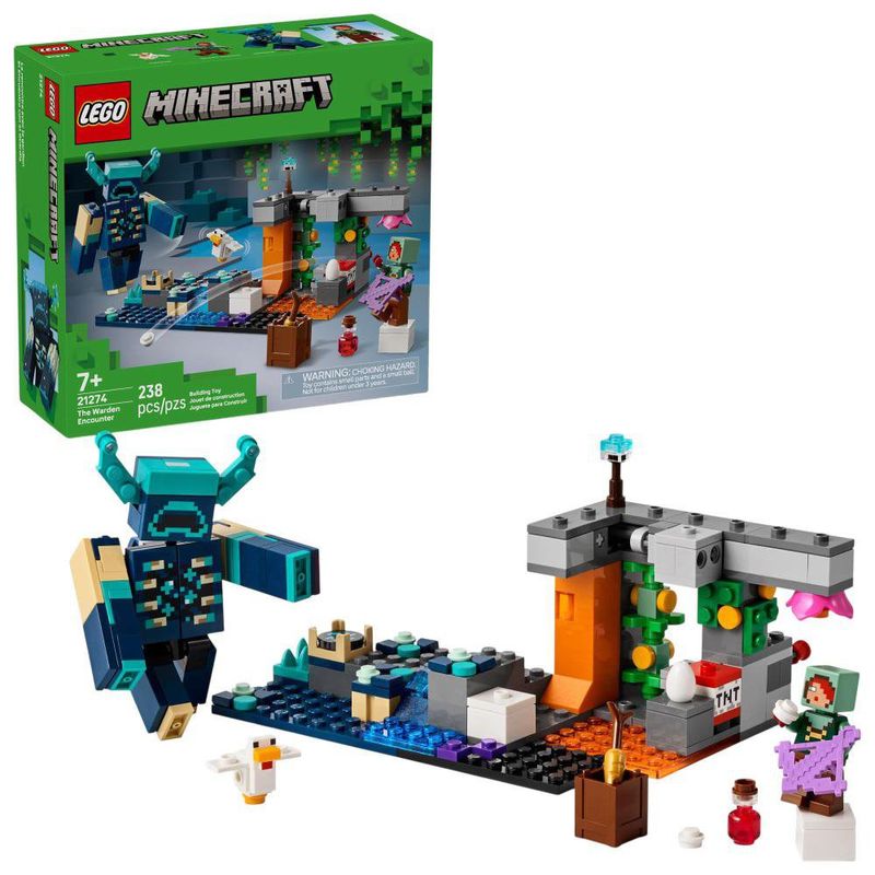 Set Lego Minecraft Encuentro con El Warden