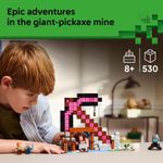 Set Lego Minecraft Mina en Forma de Pico 530 Pzas