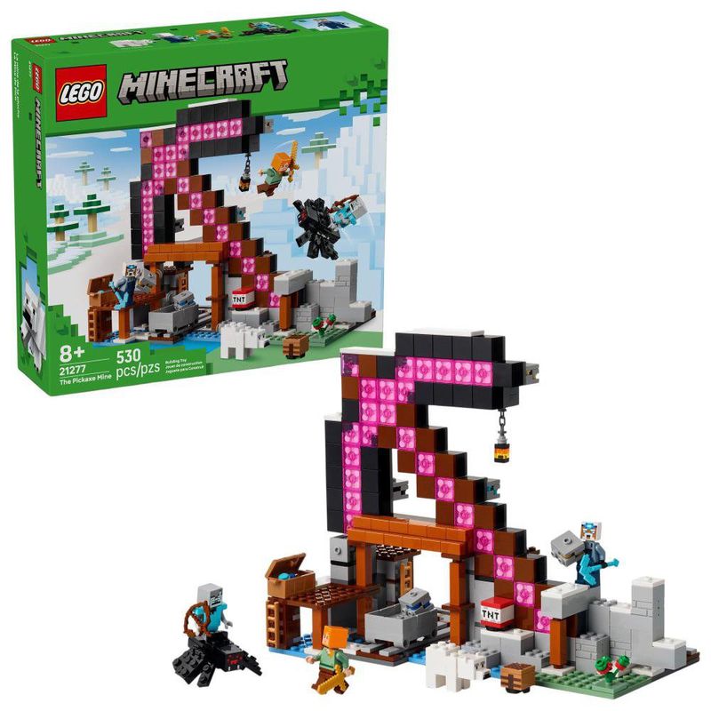 Set Lego Minecraft Mina en Forma de Pico 530 Pzas