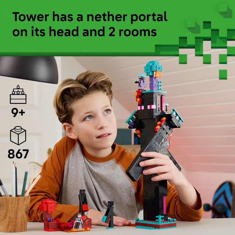 Set Lego Torre Enderman Minecraft 867 Pzas